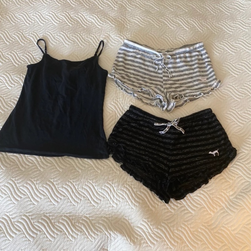 PINK pajama shorts XS